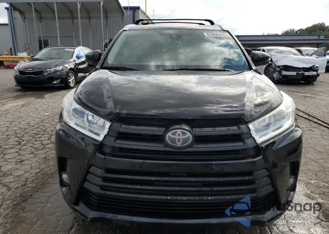 2017 Toyota Highlander Se from USA, damaged, VIN 5TDJZRFH1HS389543